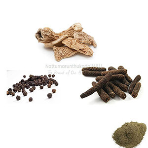 Thirikaduham(Sukku, Milagu, Thipili) / Trikatu Churna Powder