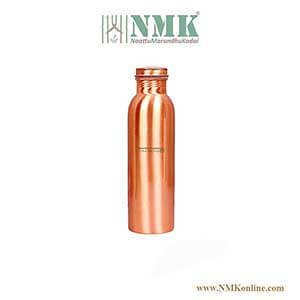 Copper Water Bottle with matt finish- 1 Ltr 