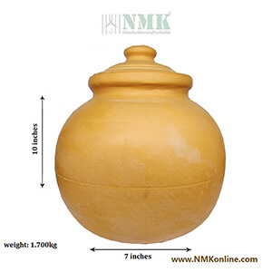 Clay Pot with lid - 5 litter