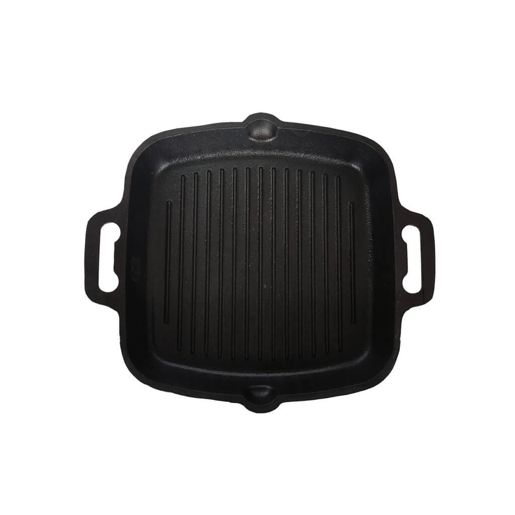 Buy Cast Iron Grill Pan / Fish pan Double Handle 11 inch Online at
