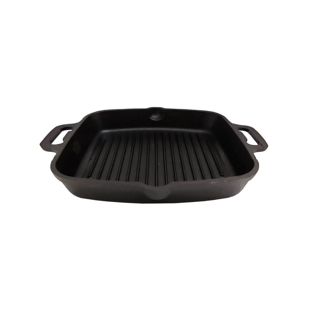 Buy Cast Iron Grill Pan / Fish pan Double Handle 11 inch Online at