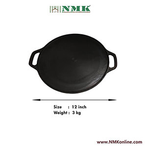Cast Iron Dosa Tawa 12 inch 